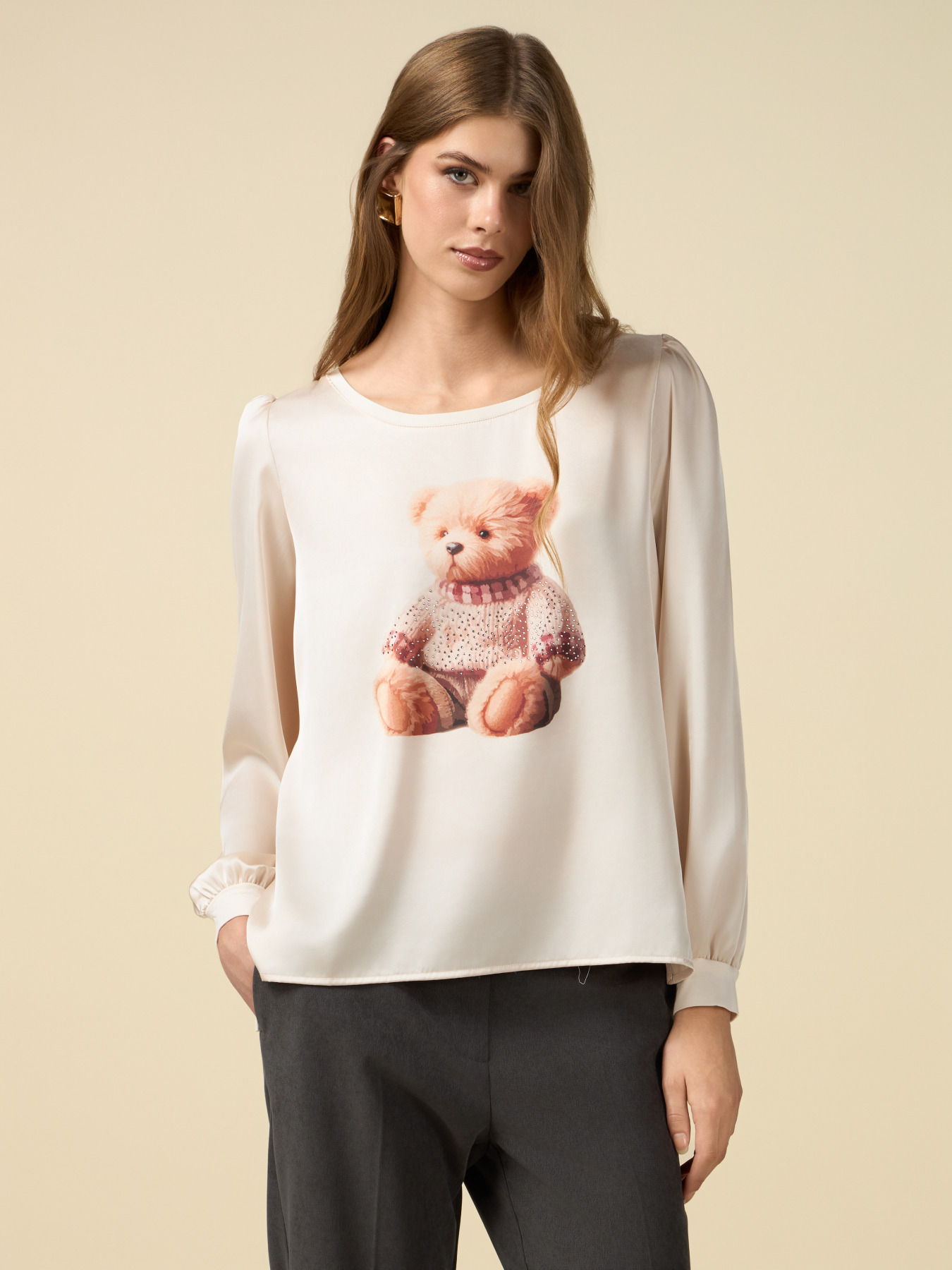 T-shirt manches longues avec impression image number 0