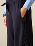 Pantalon palazzo en molleton avec paillettes image number 2