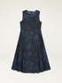 Robe longue en denim imprim&eacute; image number 4