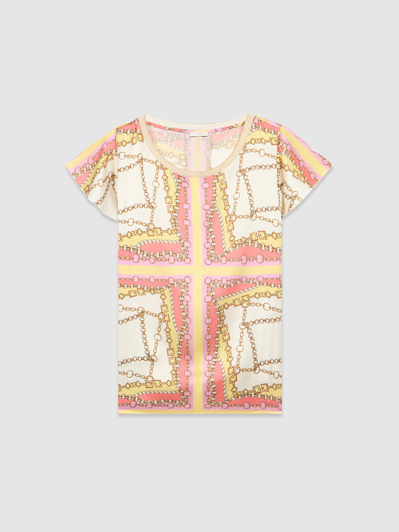 Blouse with scarf pattern image number 4