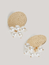 Boucles d'oreilles avec perles blanches image number 1