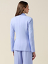 Double-breasted blazer with covered buttons image number 1