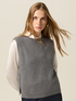 Wool and cashmere cardigan with buttons image number 0