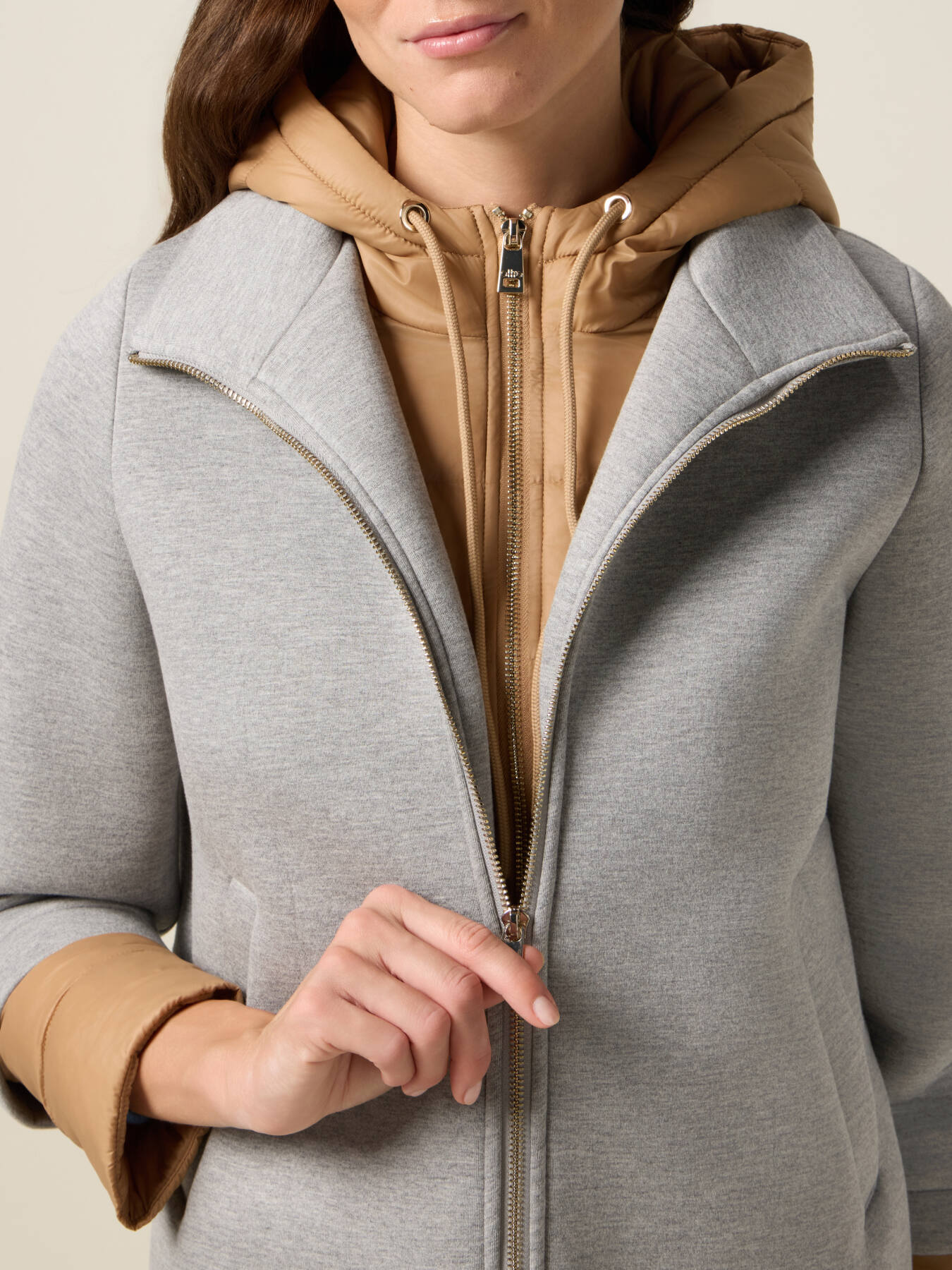 Blouson bimati&egrave;re combin&eacute; image number 2