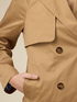 Trench corto doppiopetto in cotone image number 2