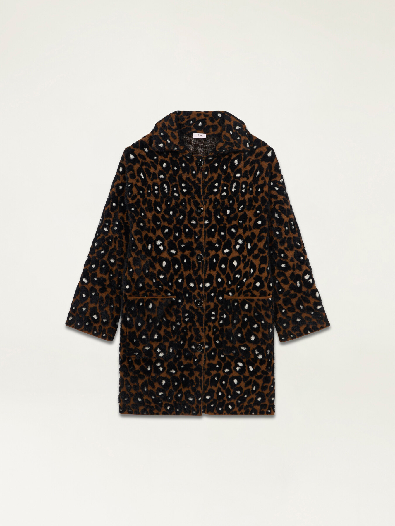 Cappotto in maglia animalier image number 4