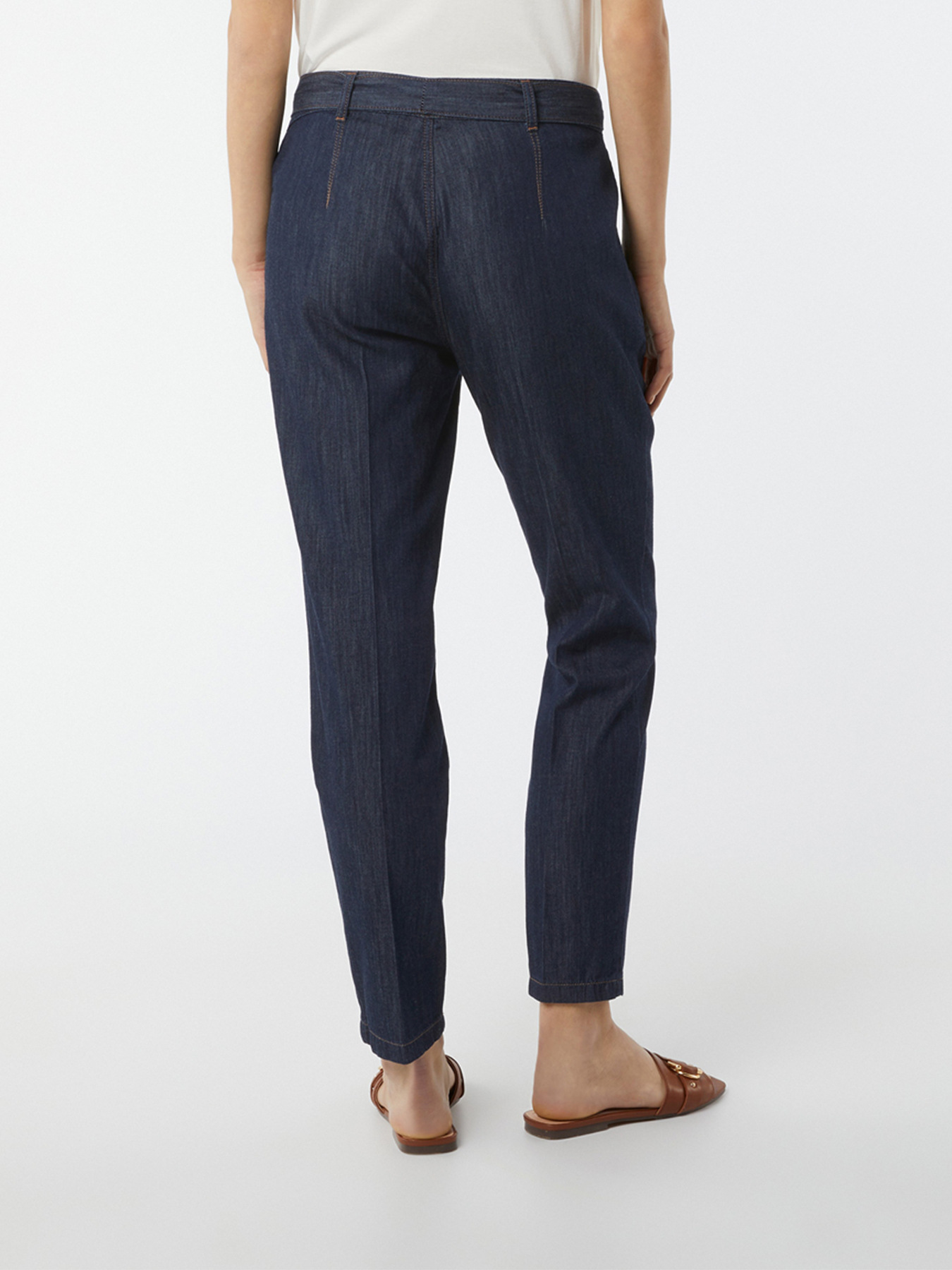 Chino-Jeans aus leichtem Denim image number 1