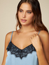 Top lingerie in raso di viscosa image number 2