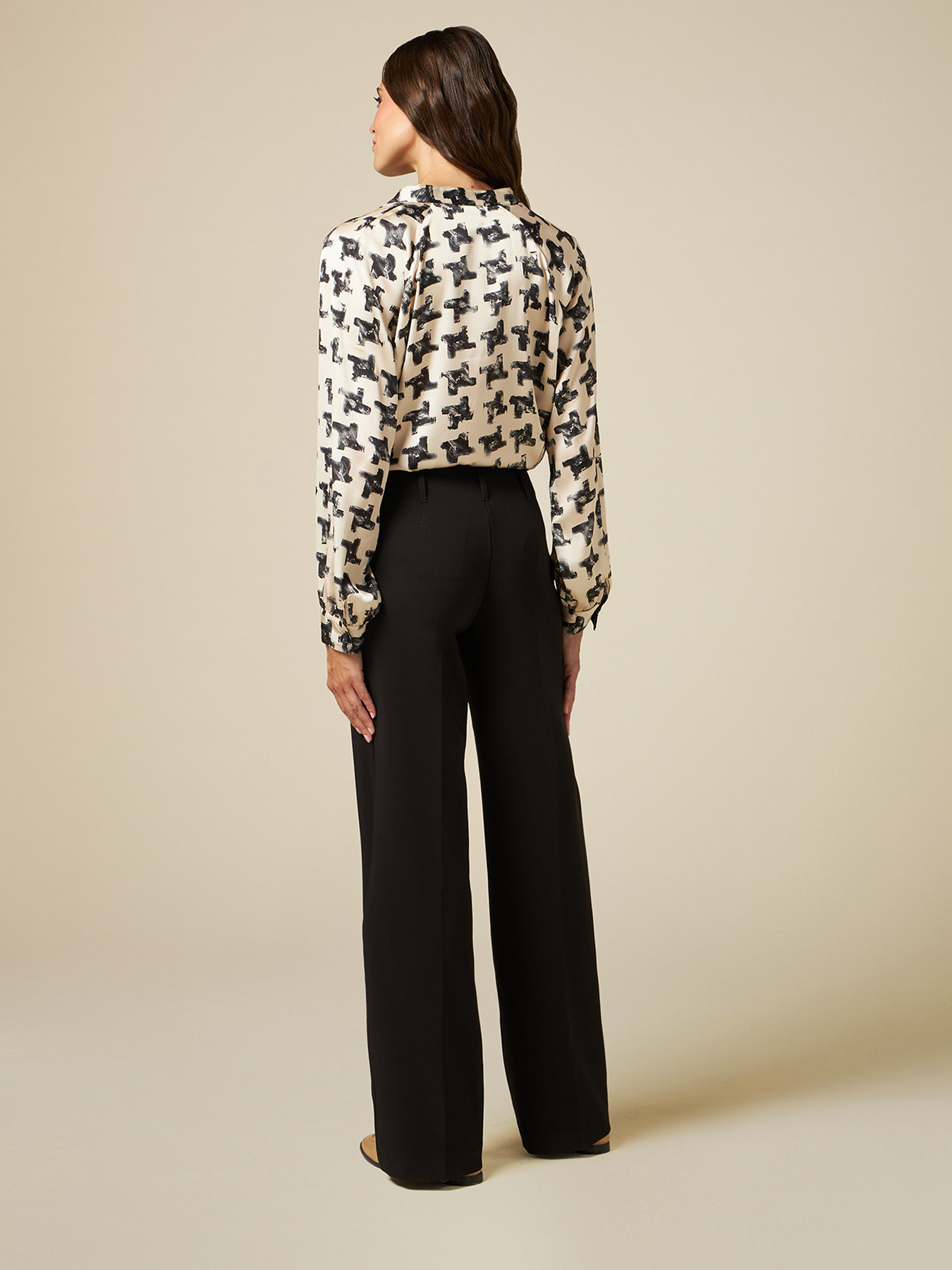 Pantaloni Palazzo Leopardato main image 0