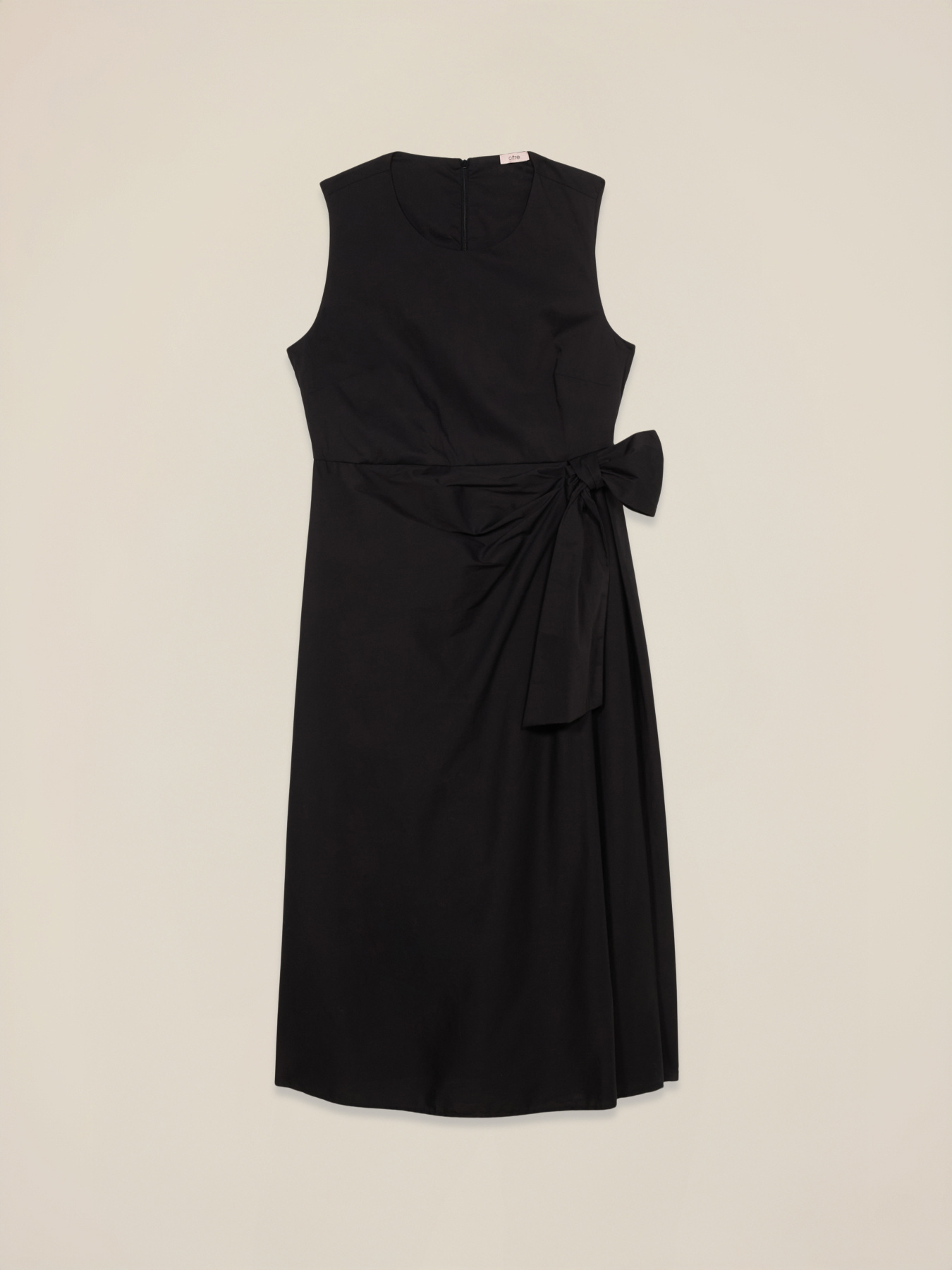 Robe midi avec n&oelig;ud lat&eacute;ral image number 3