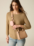 Mini barrel bag with pouch and shoulder strap image number 0