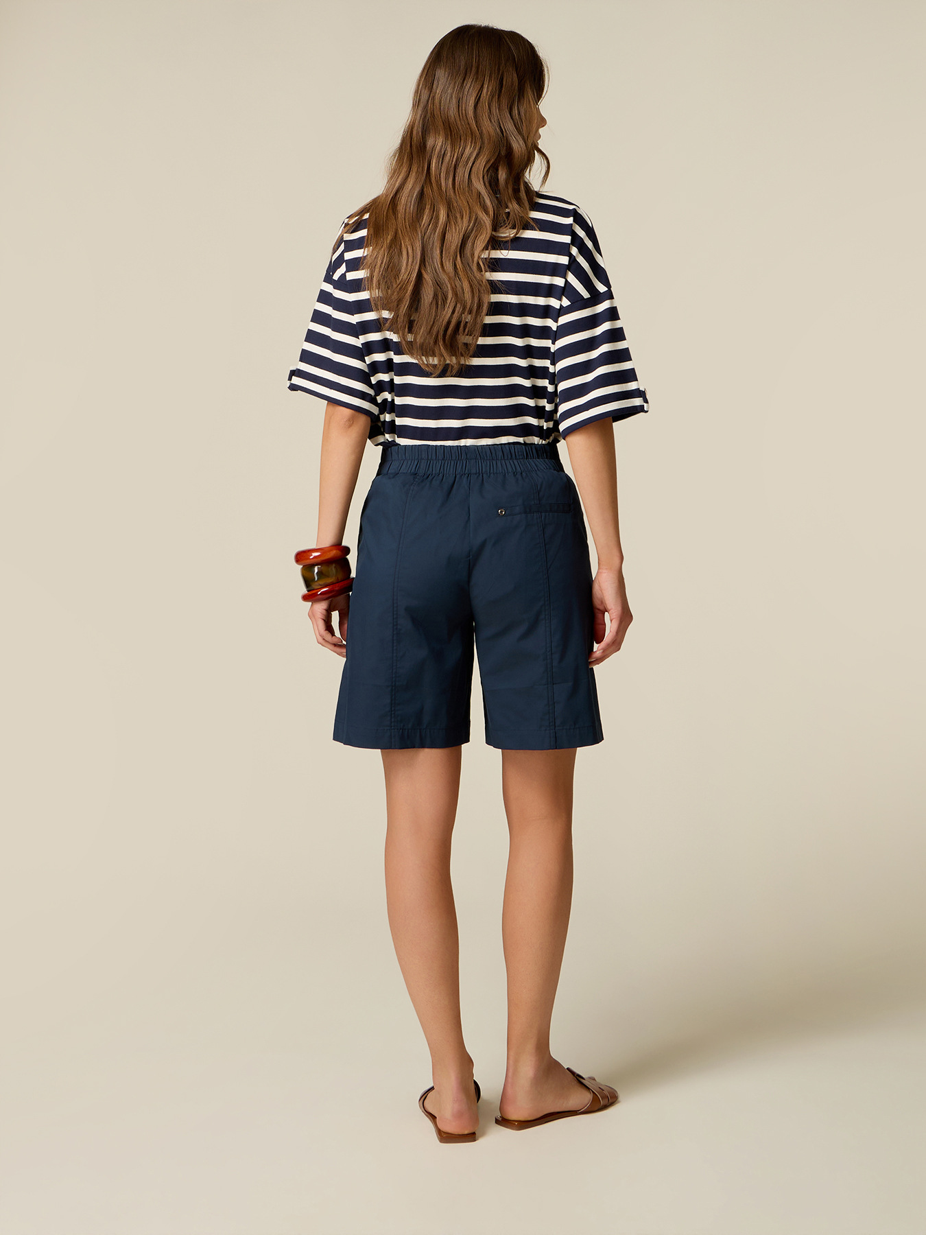Bermudas de gabardina mezcla de algod&oacute;n image number 1
