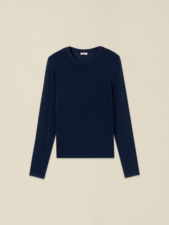 Cotton and cashmere blend T-shirt