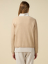 Cashmere blend cardigan with square buttons image number 1