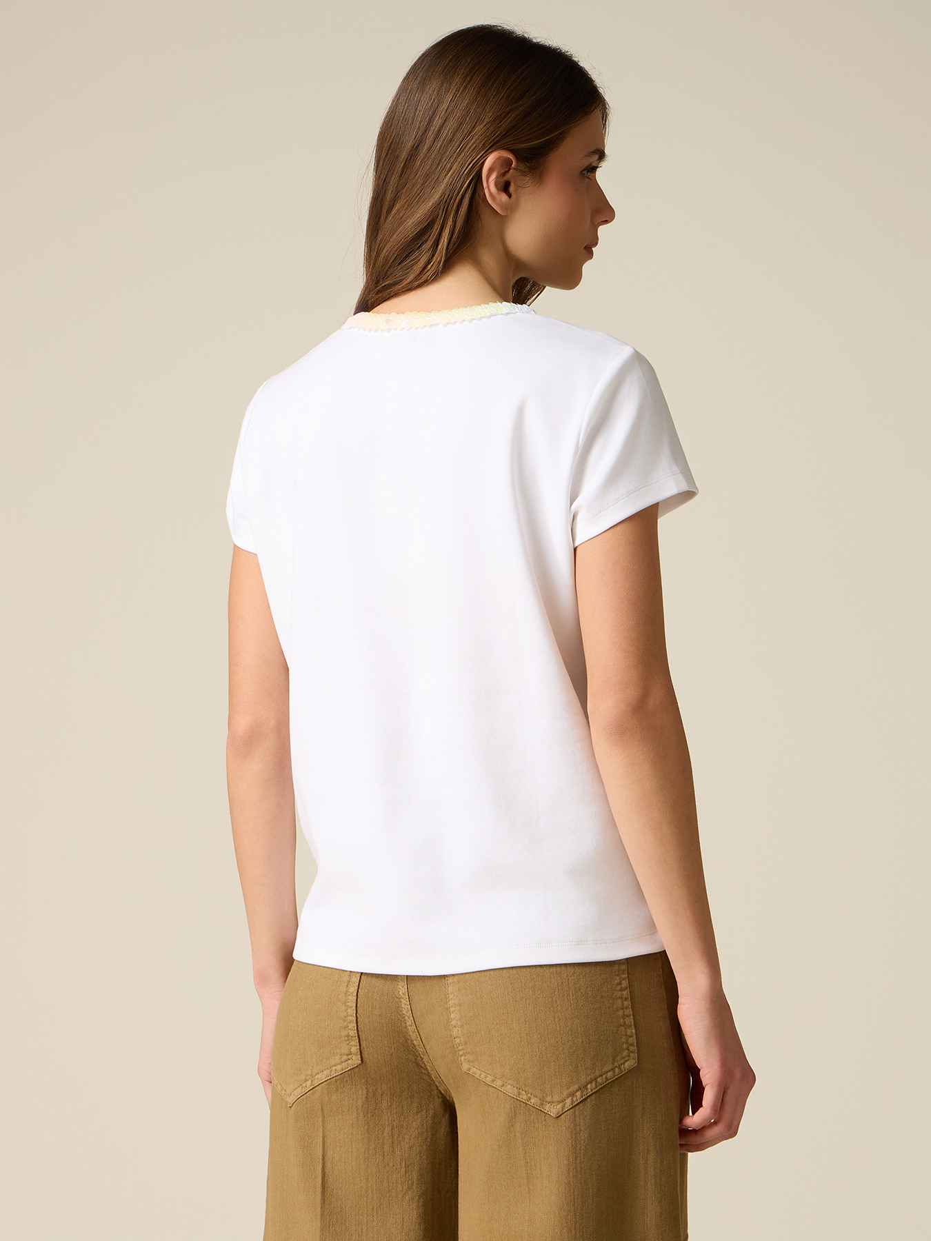 T-shirt con dettaglio paillettes image number 1