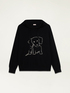 Pullover mit aufgestickten Schmucksteinen image number 3