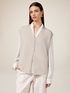 Cardigan senza maniche in filato lurex image number 0