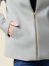 Cappotto corto con cappuccio e zip image number 2