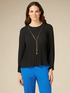 Blouse pliss&eacute;e avec cha&icirc;ne image number 0