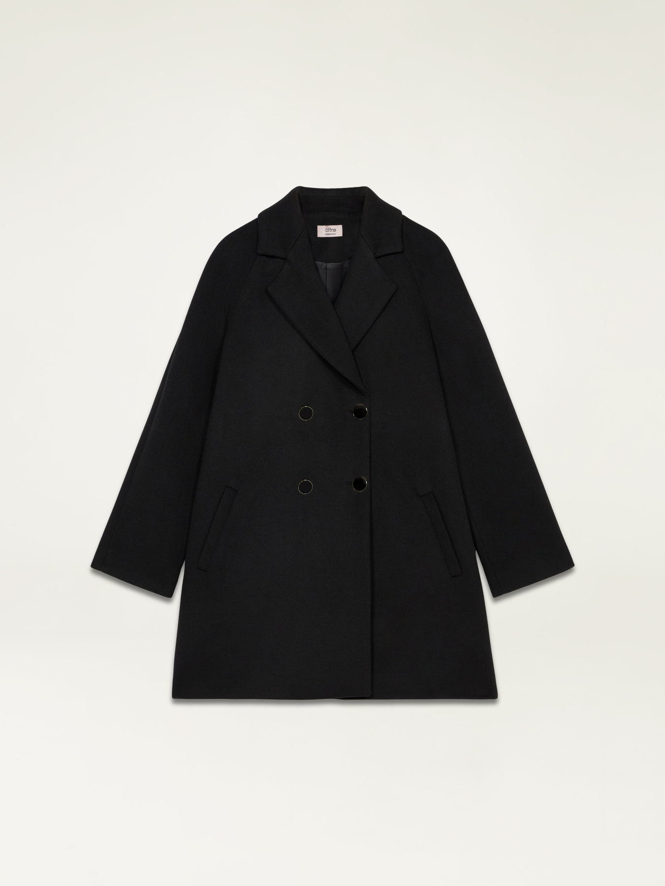 Manteau trap&egrave;ze &agrave; double boutonnage image number 3