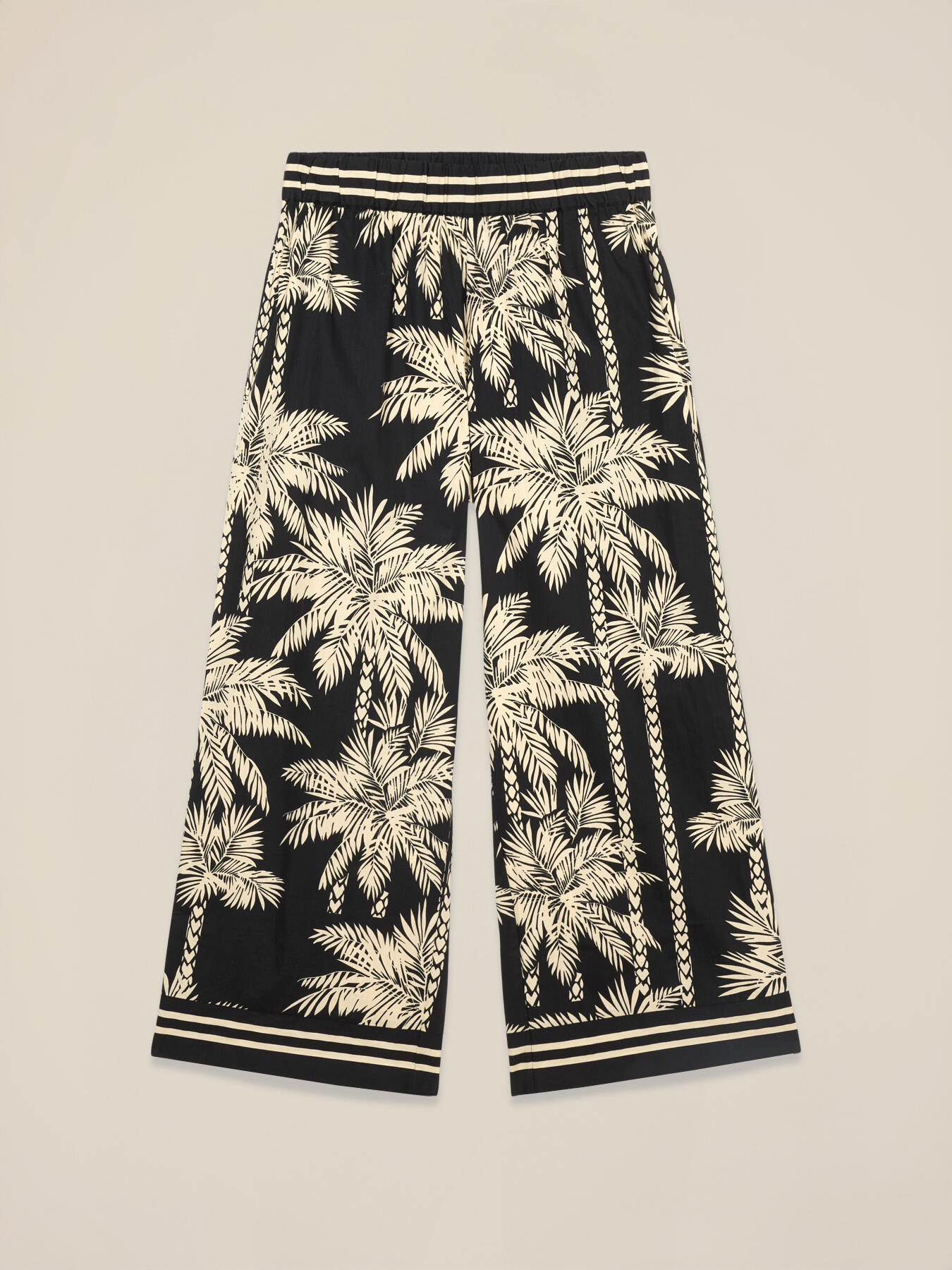 Pantalones palazzo estampados image number 4