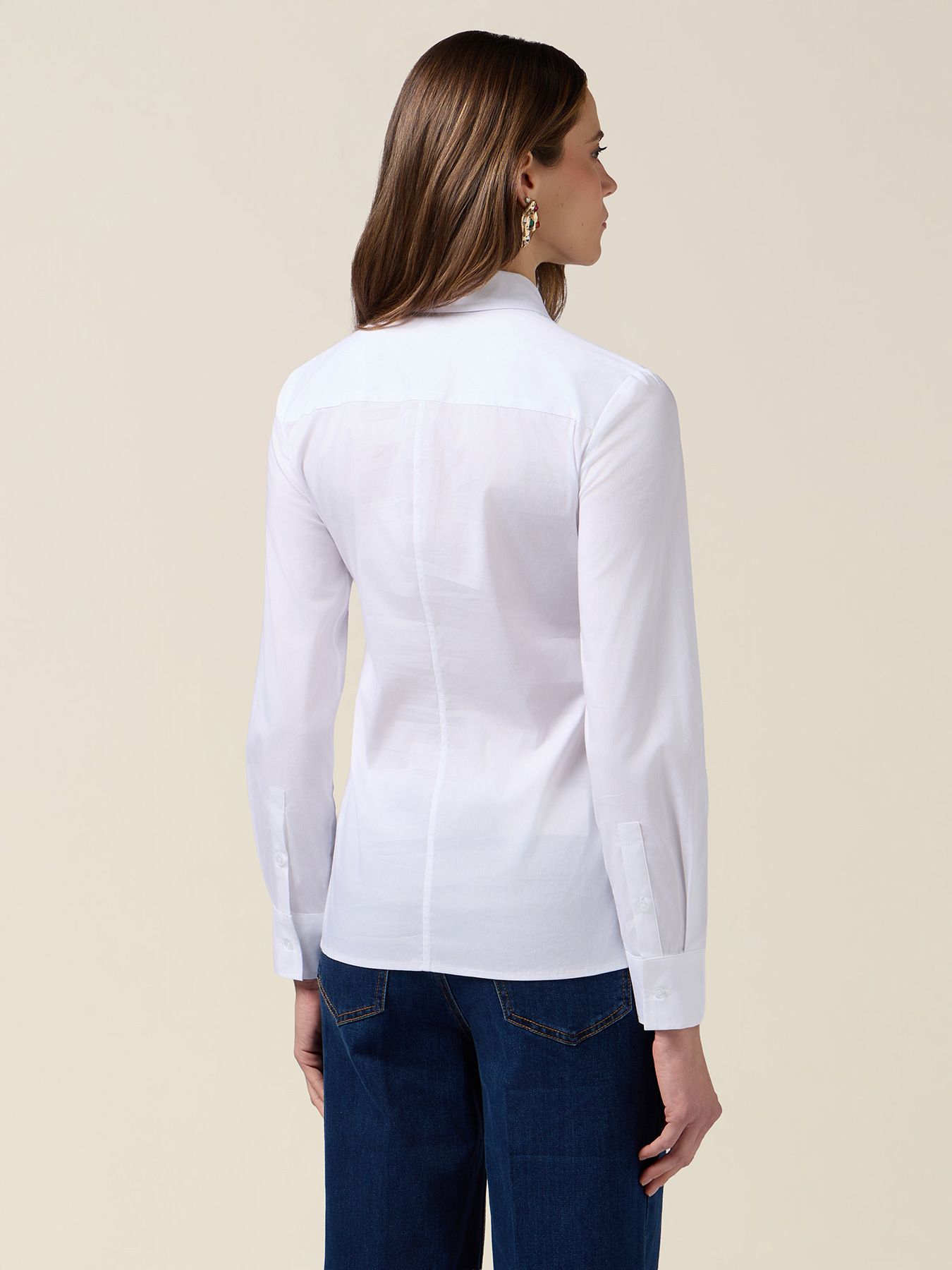 Chemise basique en popeline image number 1