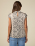 Snake print blouse image number 1