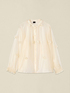 Shirt with floral appliqu&eacute;s image number 3