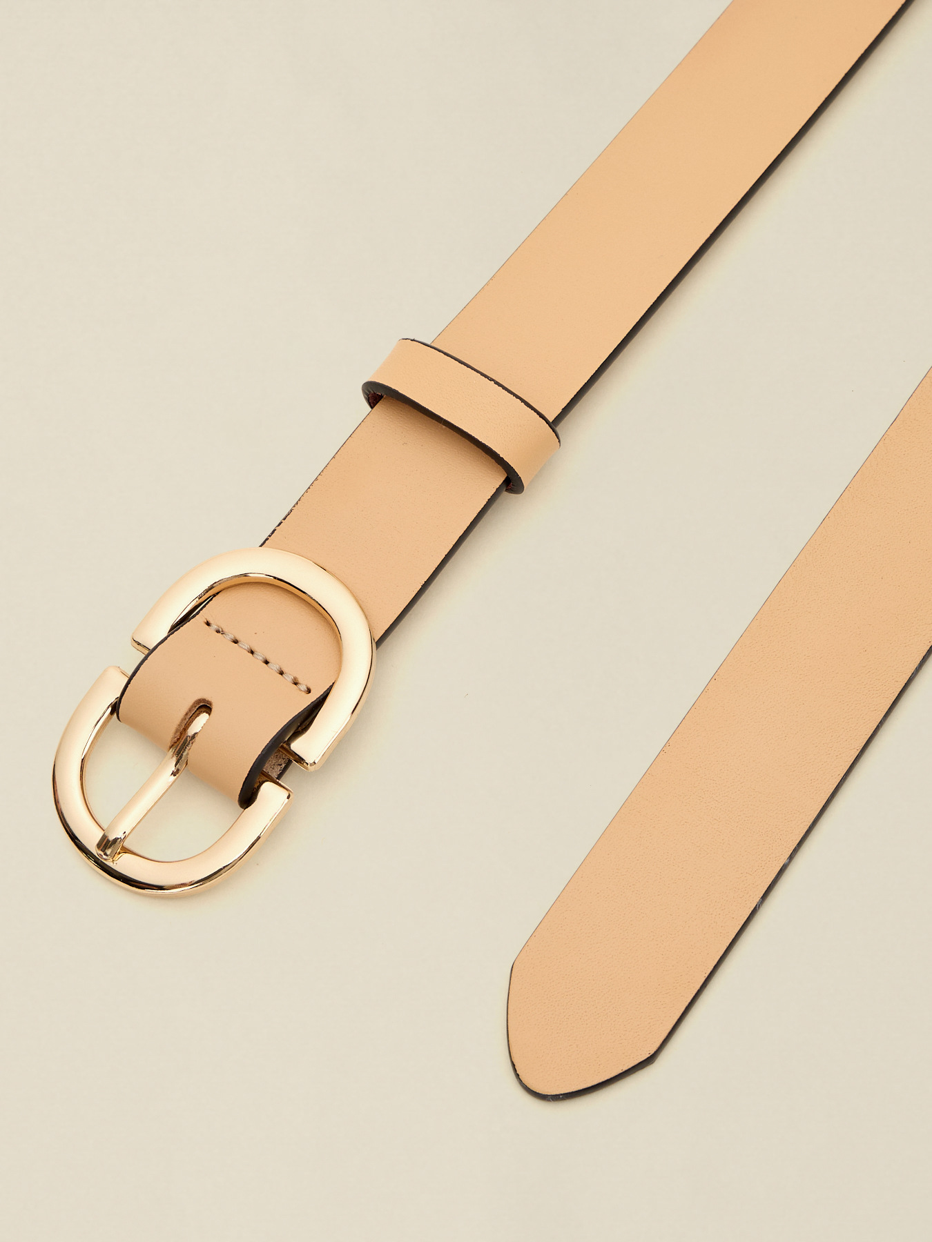 Cintur&oacute;n con hebilla de doble anilla image number 2