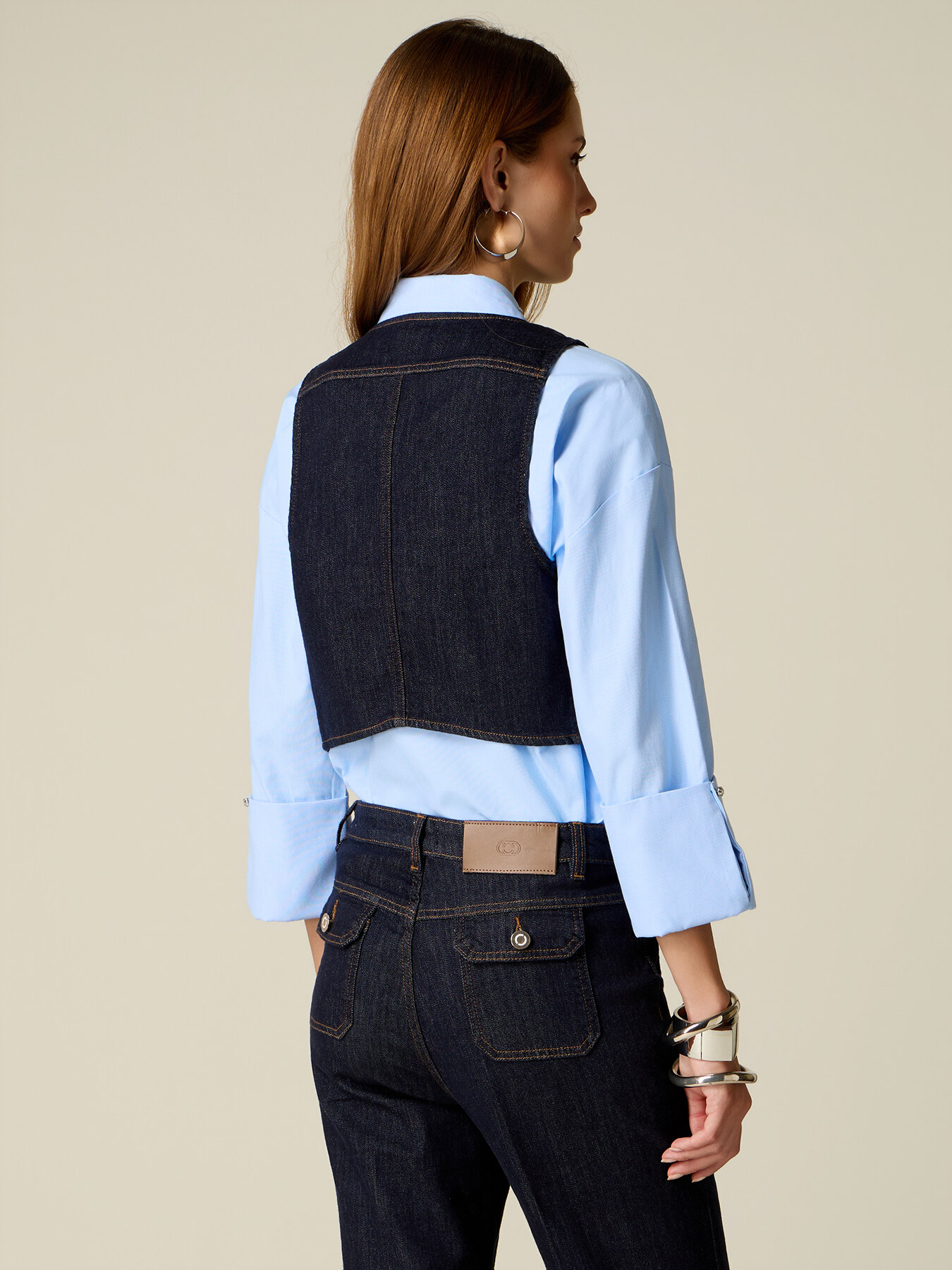 Cropped Jeansweste image number 1
