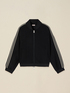 Sweat-shirt avec zip et bande bicolore image number 3