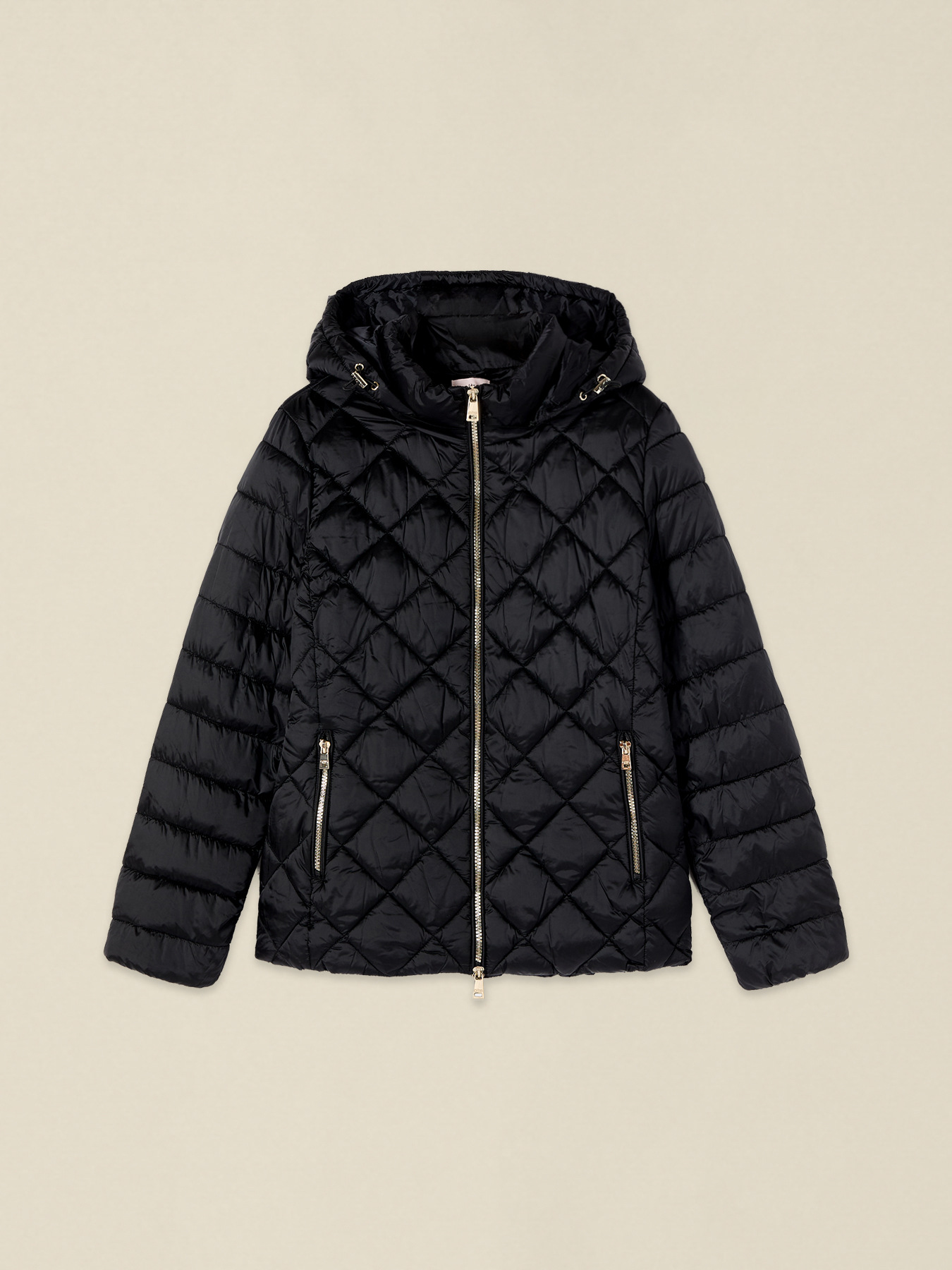 Lightweight hooded down jacket image number 3