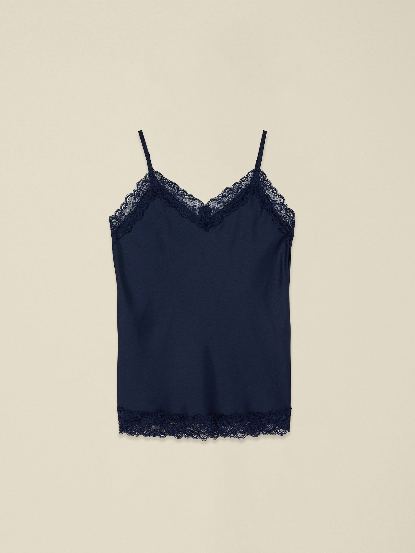 Top de lingerie en satin et dentelle image number 3