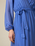 Long silk blend dress image number 2