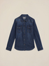 Cămașă din denim elastic image number 4