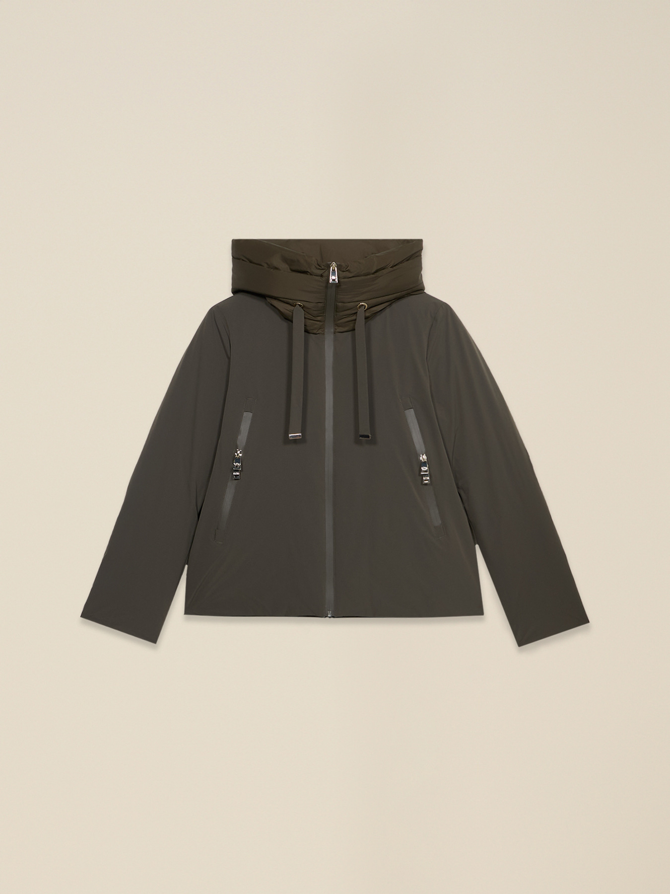 Short smooth down jacket image number 0