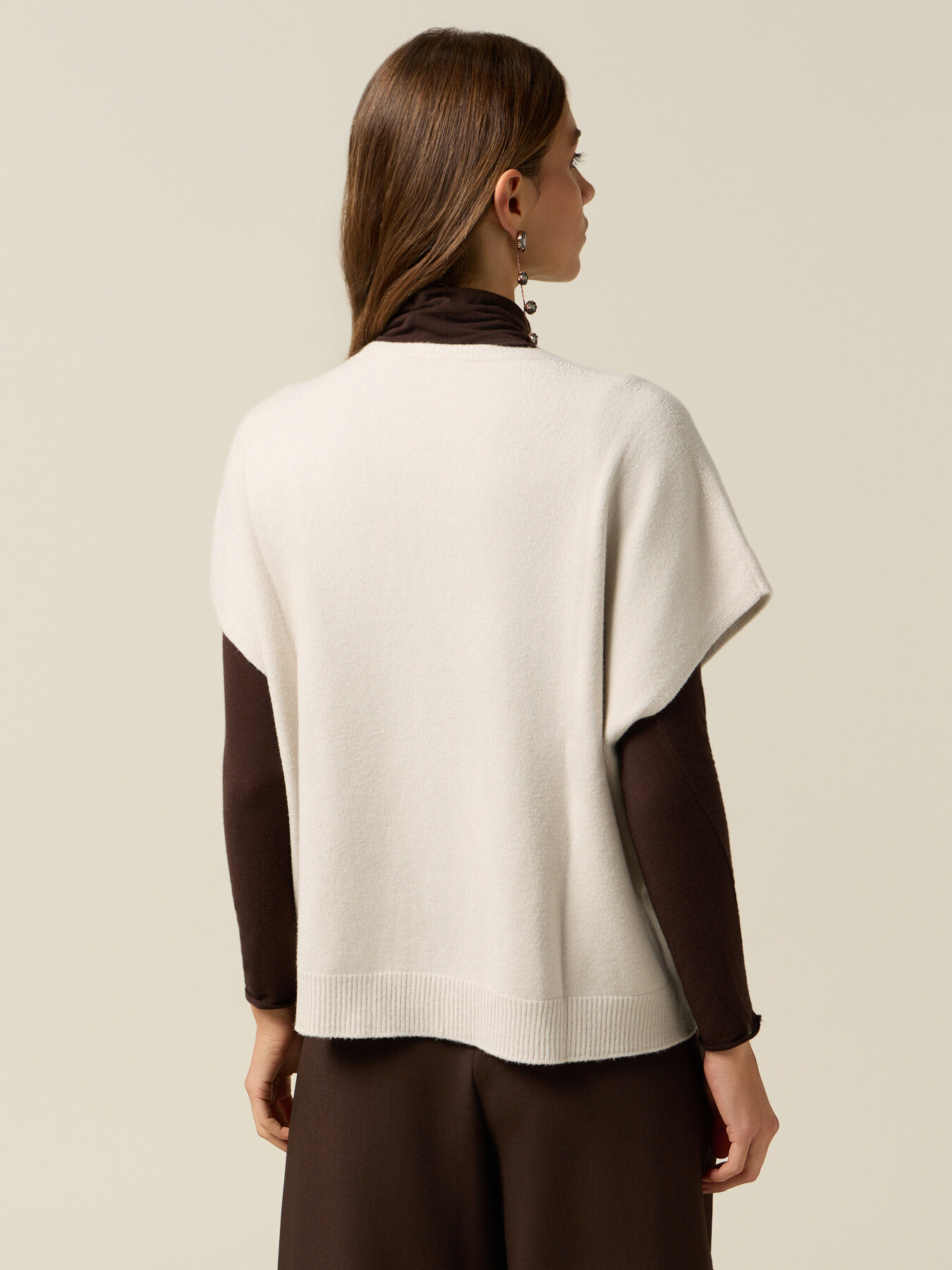 Kimono-&Auml;rmel-Cardigan mit Broschen image number 1