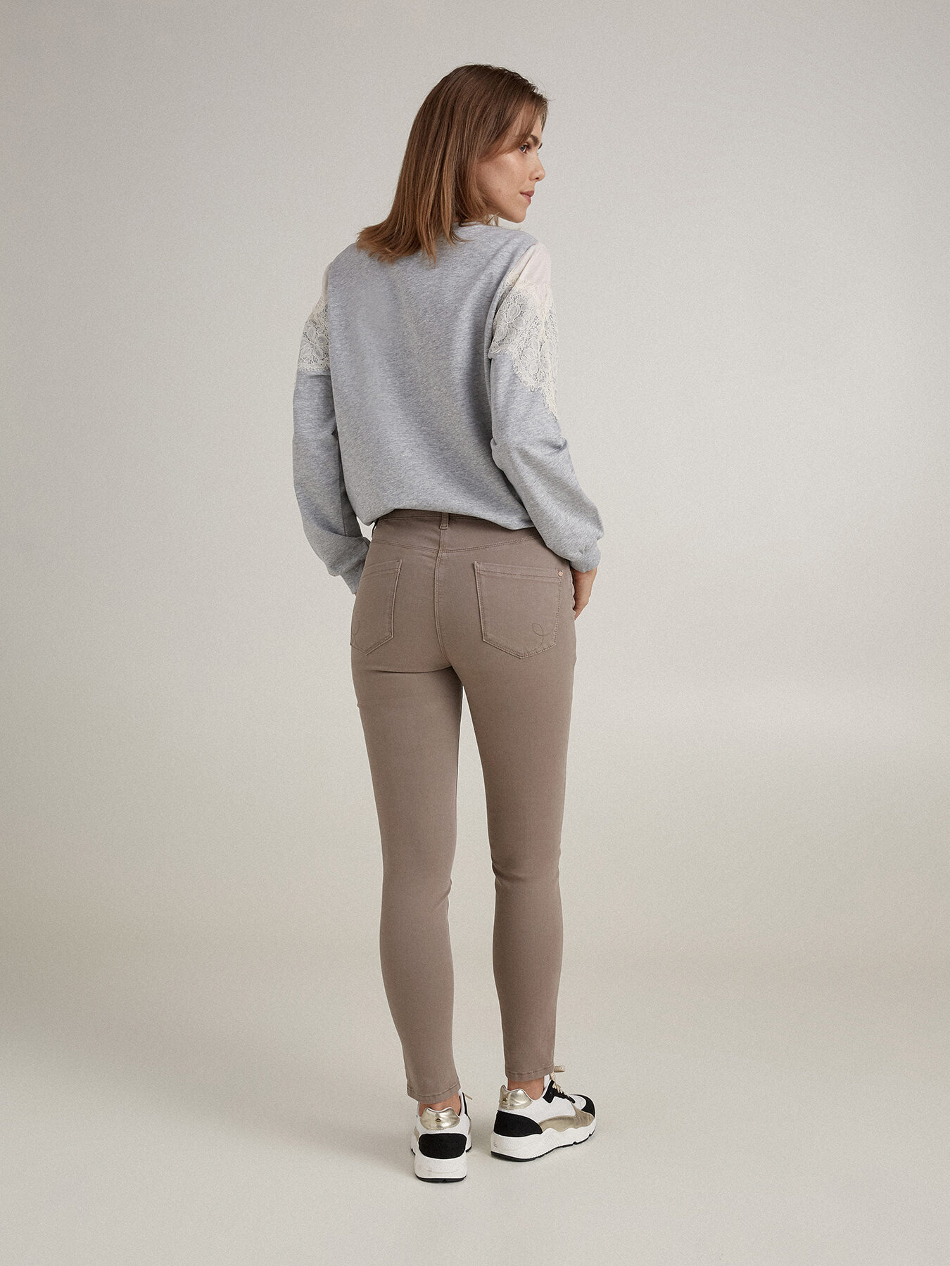 Pantaloni skinny Paris in cotone image number 1