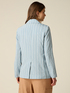 Unstrukturierte Jacke aus Nadelstreifenstoff mit Knittereffekt image number 1