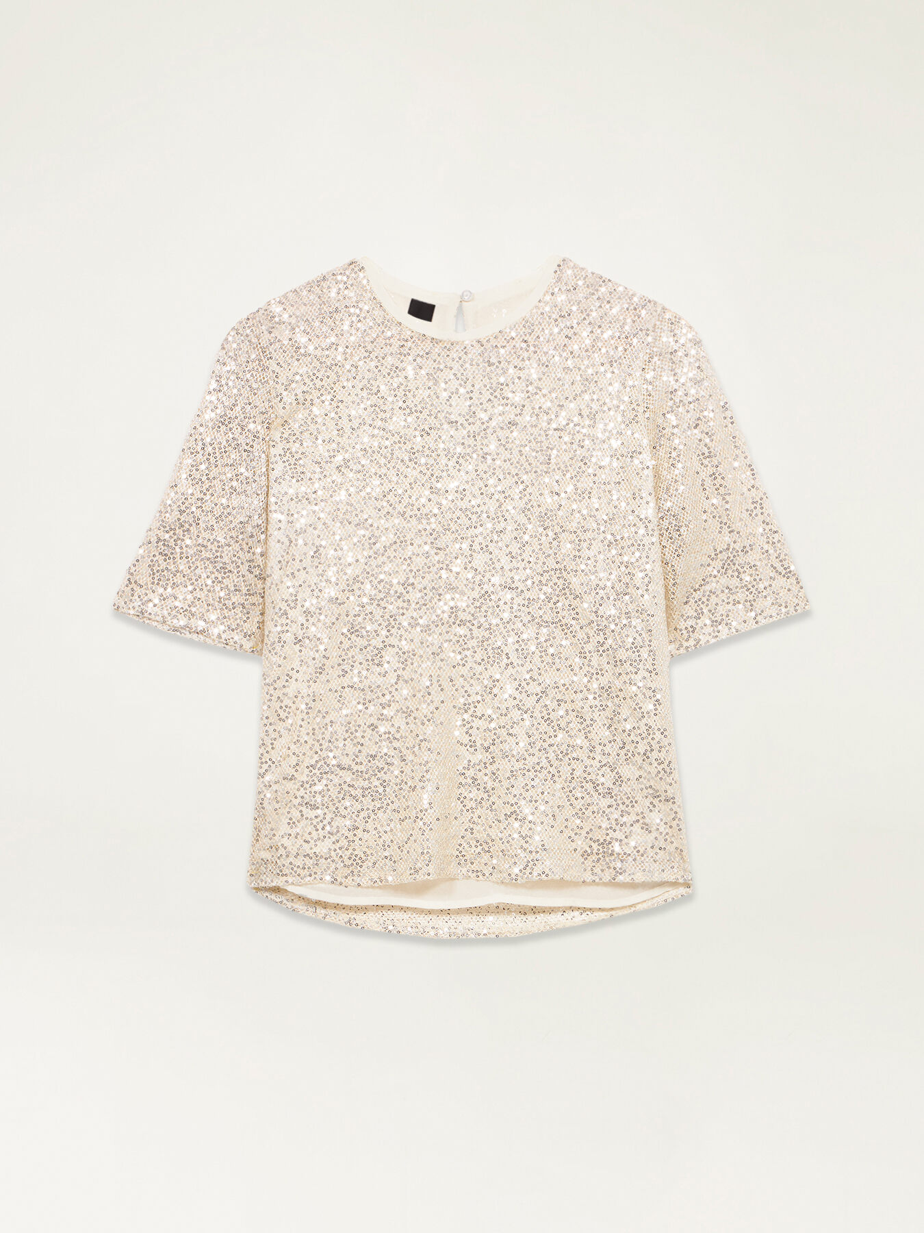 Blusa in paillettes image number 4
