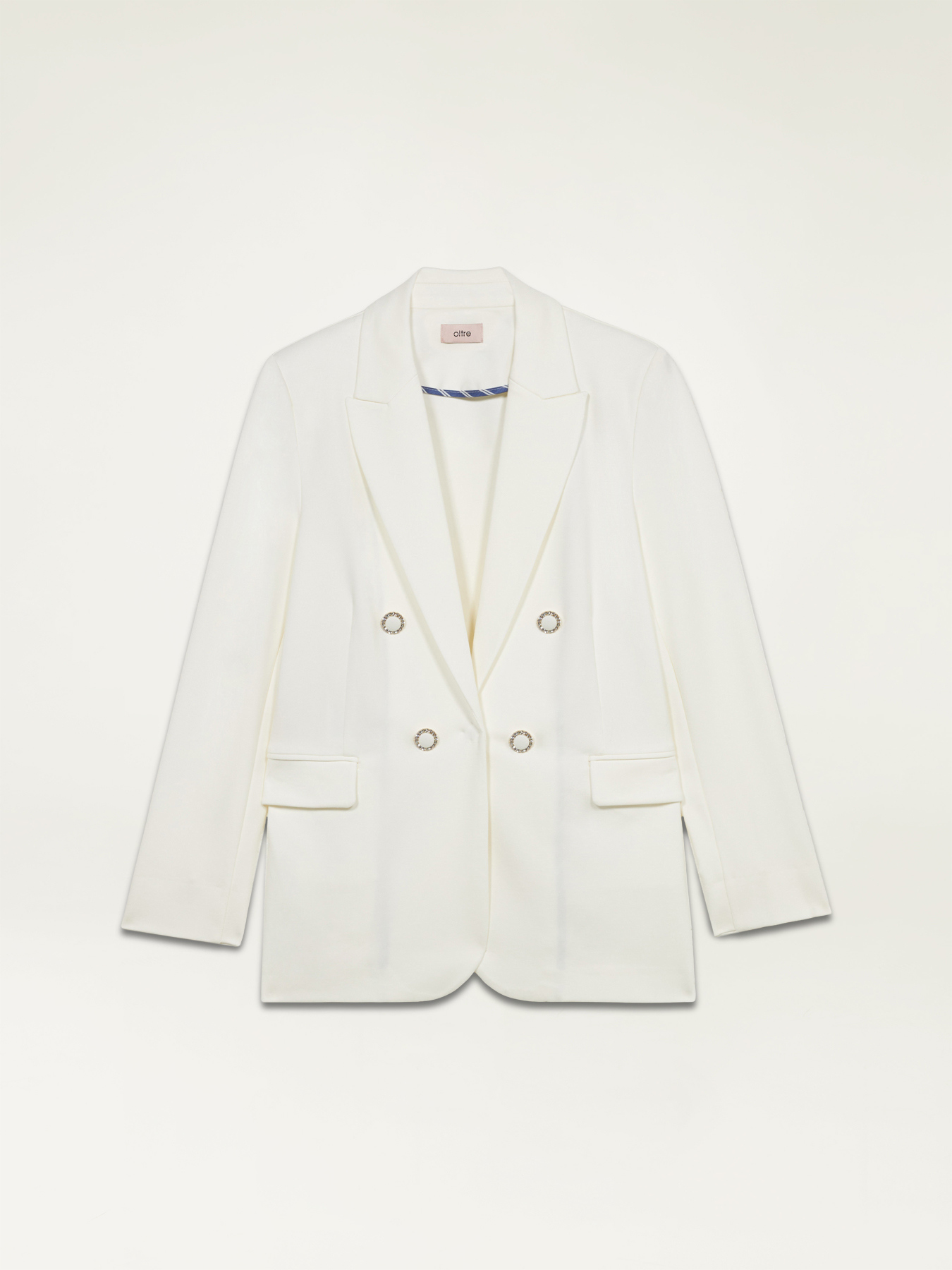 Blazer in punto milano con bottoni gioiello image number 4