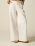Pantaloni palazzo con paillettes image number 3