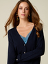 Cardigan mit V-Ausschnitt und Knopfdetail image number 2