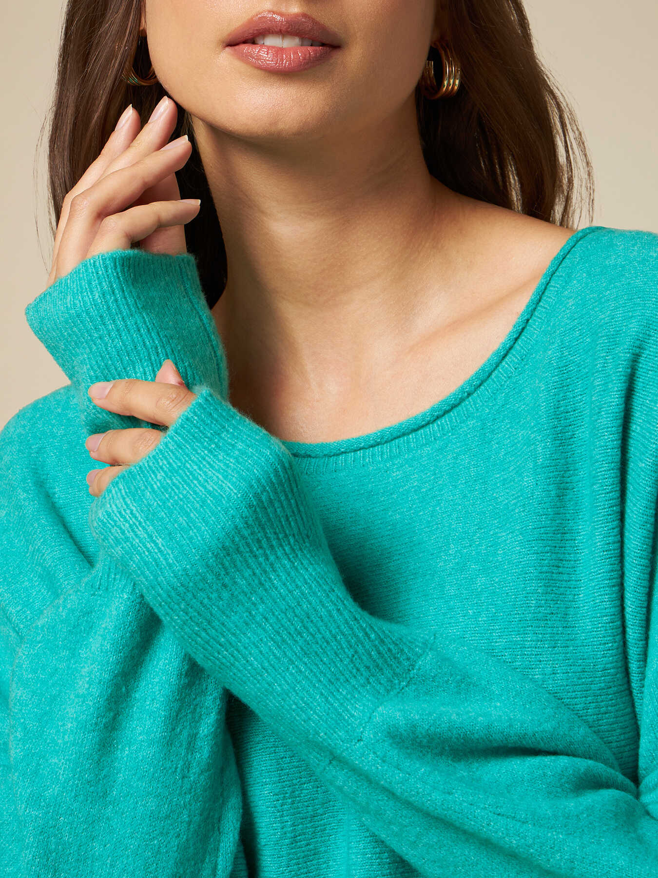 Pullover aus Wollgemisch im Kimono-Schnitt image number 2