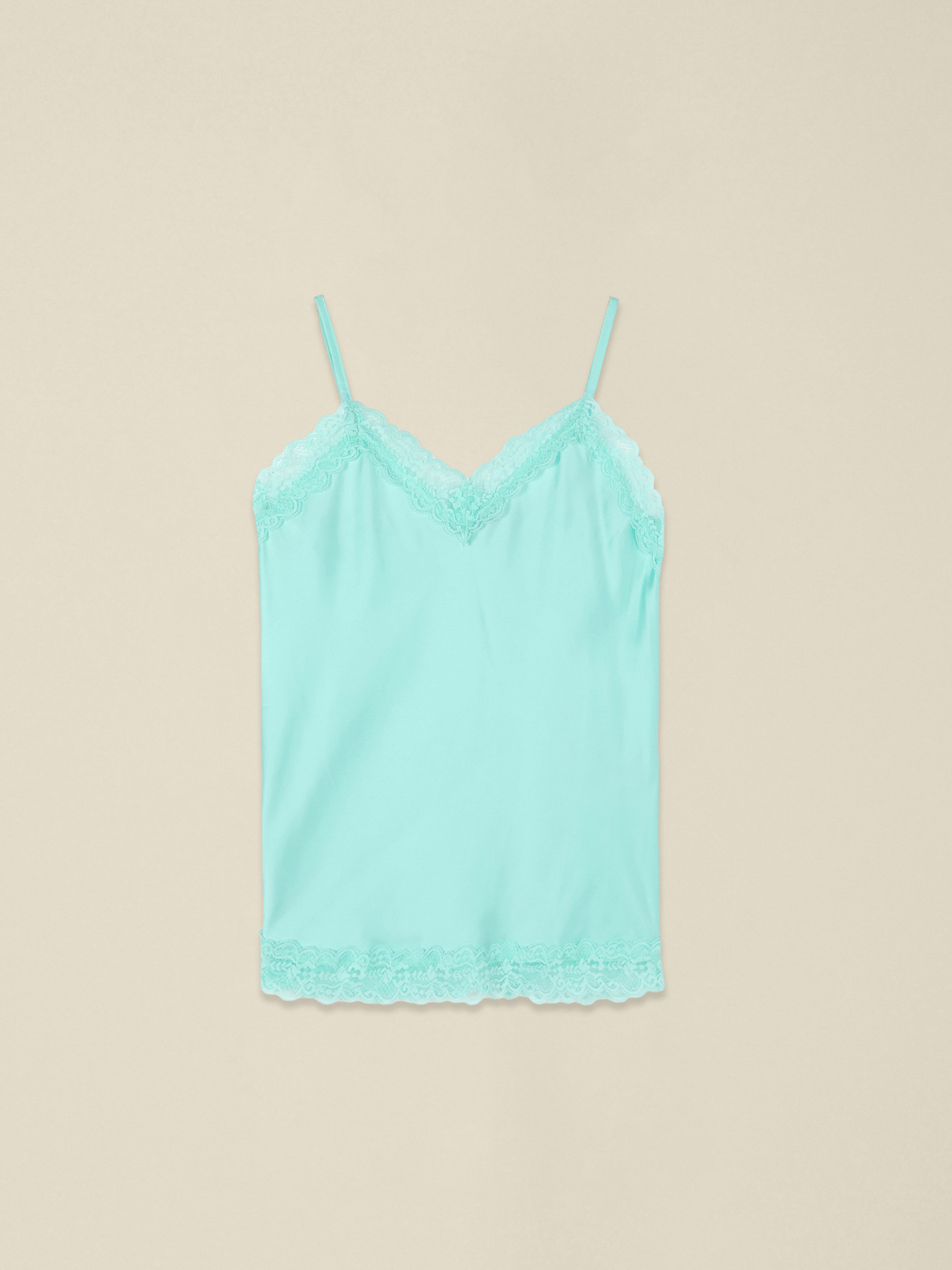 Top de lingerie en satin et dentelle image number 3