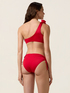 Bikini monospalla con rouche image number 1
