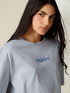 T-shirt avec broderie lettrage image number 2