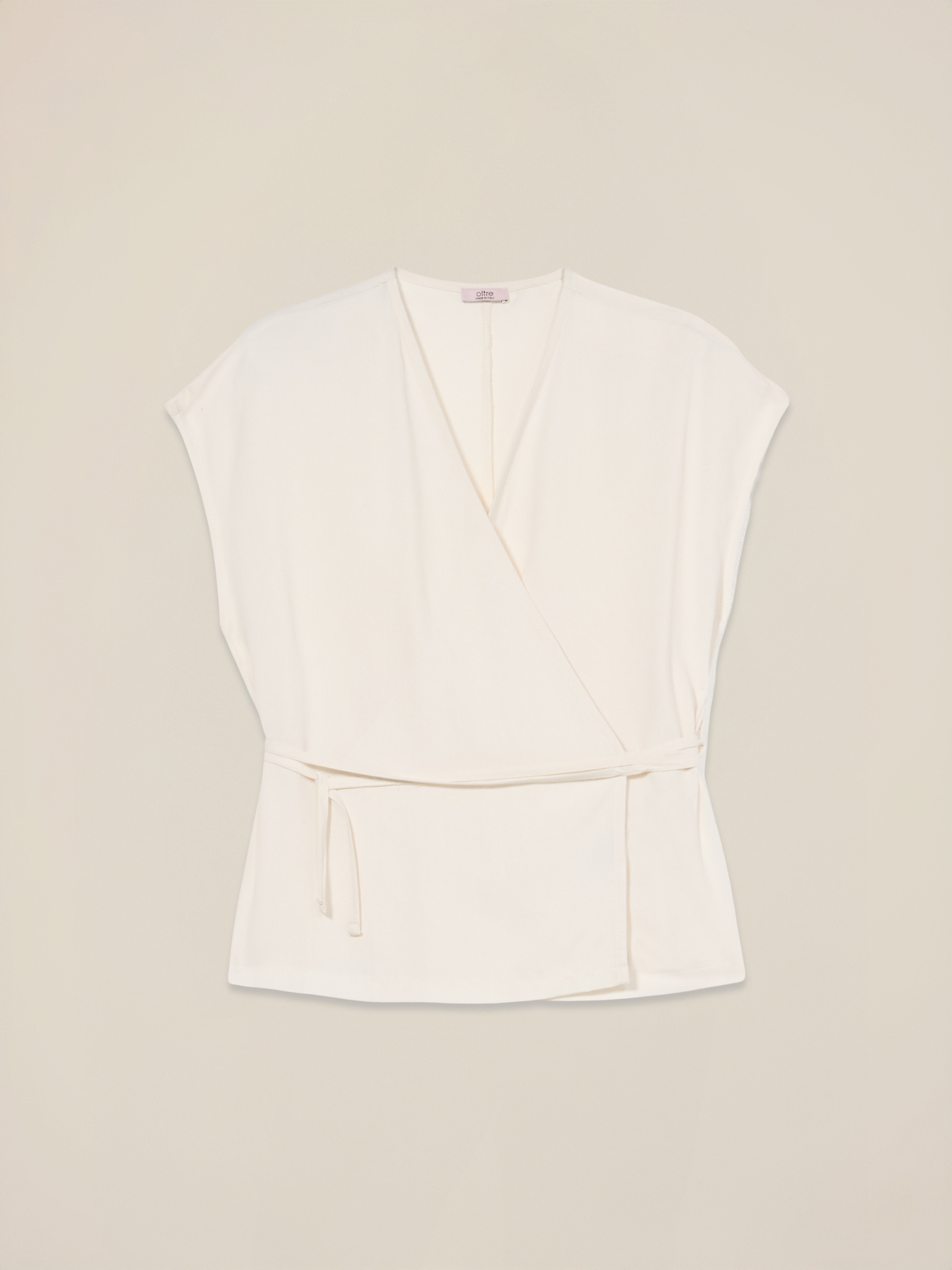 Kimono-Bluse aus Leinenmischung image number 4