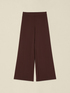 Wide-leg palazzo pants in crepe fabric image number 4