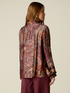 Patterned satin shirt image number 1